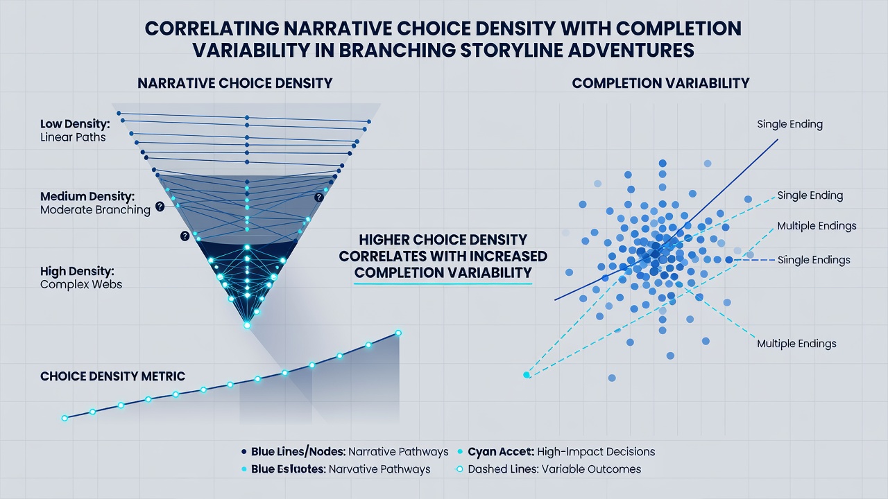 Heatmap visualization comparing player completion paths in a branching narrative game across Steam, PlayStation, and Xbox